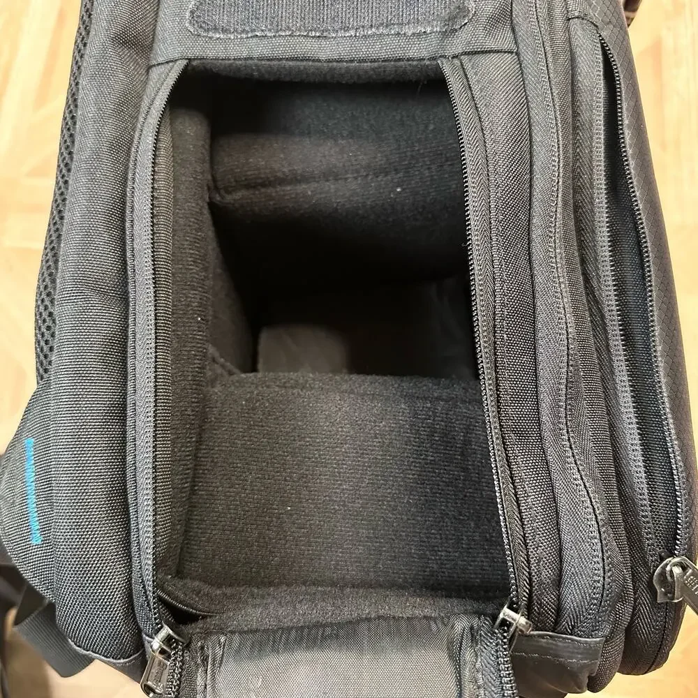 Prowell DC21948 DSLR Camera Backpack Black Padded Adjustable Dividers Techwear
